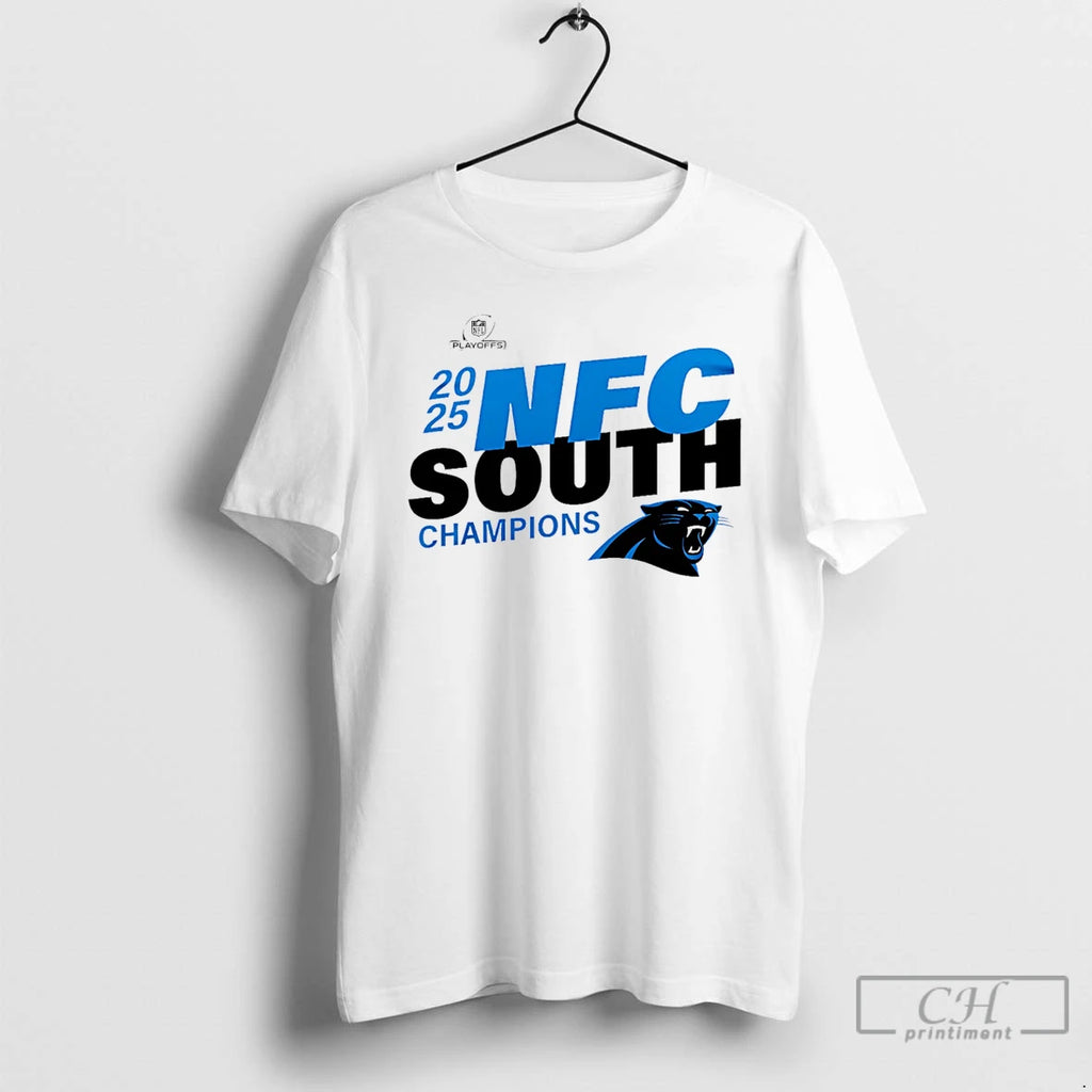 Premium Nfc South Division Champions 2025 Carolina Panthers Logo