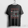 Naughty Nice Six Seven Meme Santa Merry