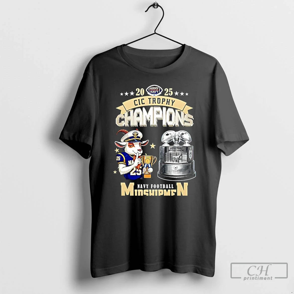 Navy Midshipmen Football 2025 Cic Trophy Champions Mascot