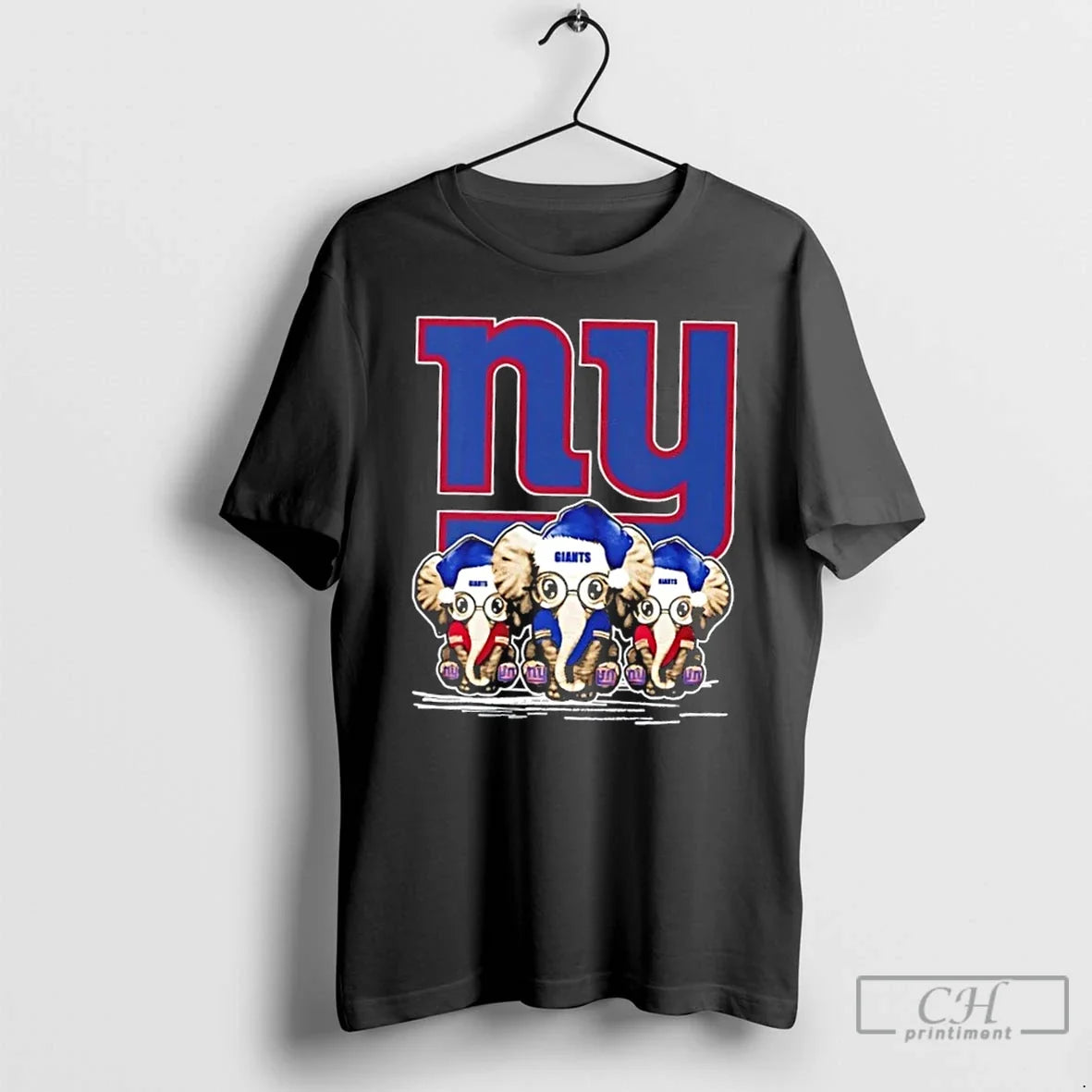 New York Giants X Elephants Santa Hat Merry