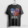 New York City Sports Rangers X Mets My Dna Fingerprint Heart
