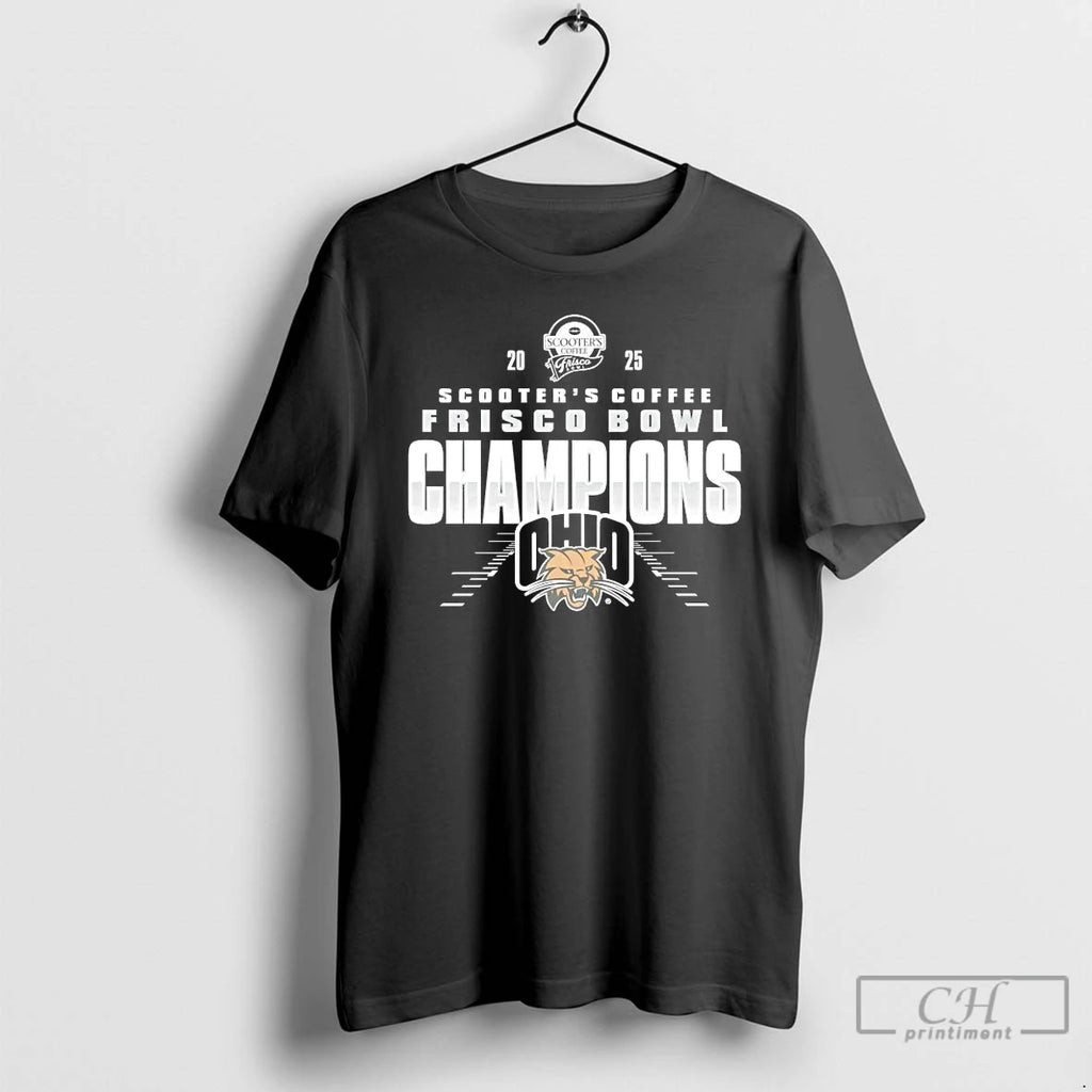 Premium Ohio Bobcats 2025 Frisco Bowl Champions Runway