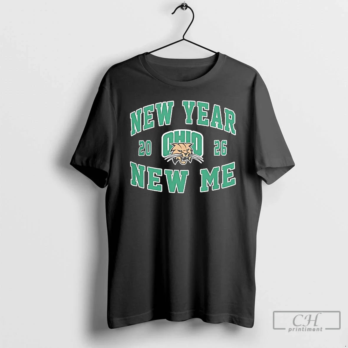 Ohio Bobcats Football New Year New Me 2026 Logo