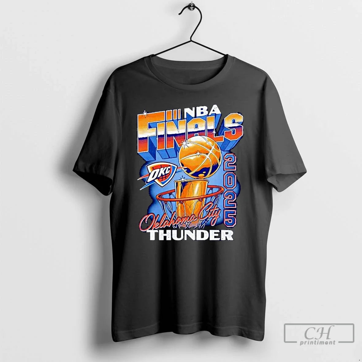 Ohklahoma City Thunder 2025 Nba Finals Retro Ornaments