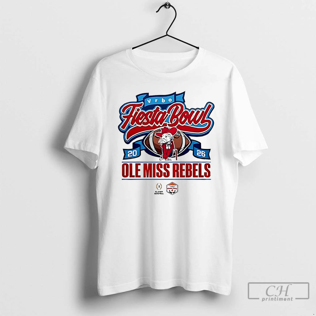 Premium Ole Miss Rebles 2026 Fiesta Bowl Champions Football