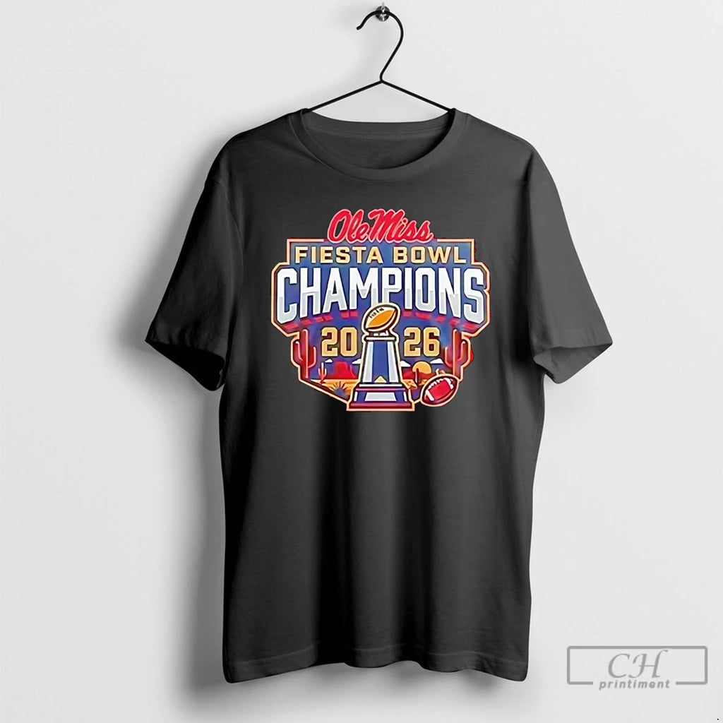 Premium Ole Miss Vrbo Fiesta Bowl Champions 2026 Trophy