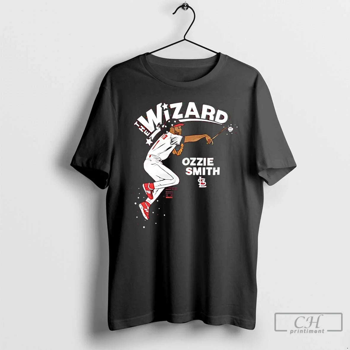 Ozzie Smith Wizard St Louis Superstar Caricature