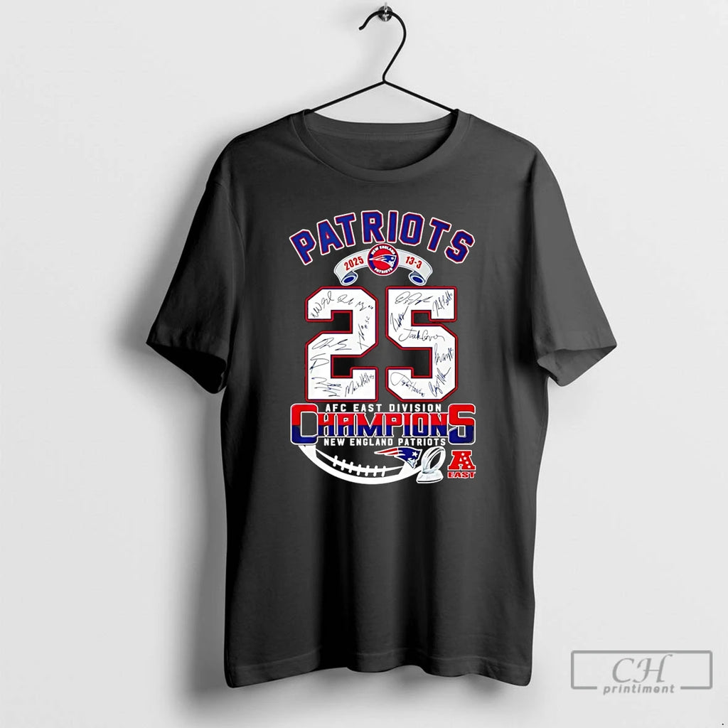 Premium Patriots Afc East Champs 2025 Signatures