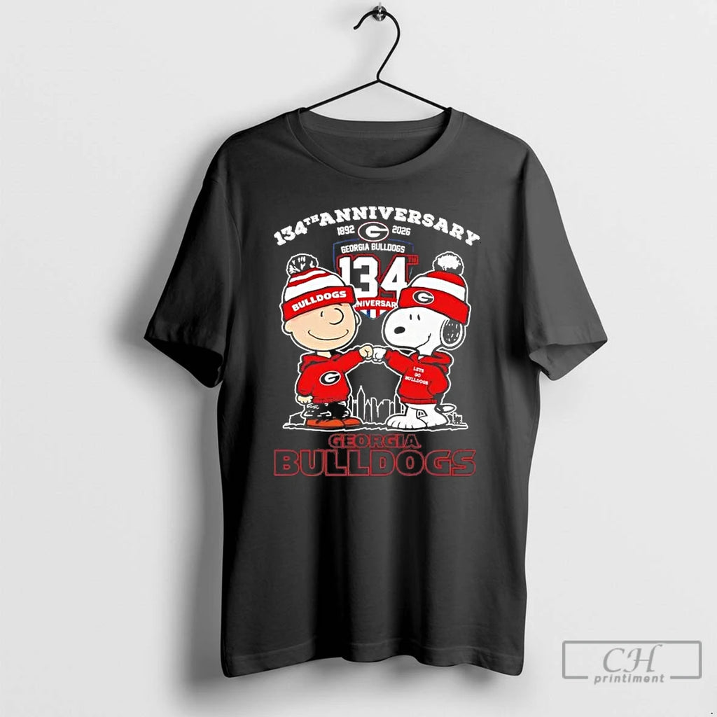 Premium Peanuts Georgia Bulldogs 134th Anniversary 1892 2026 Fist Bump