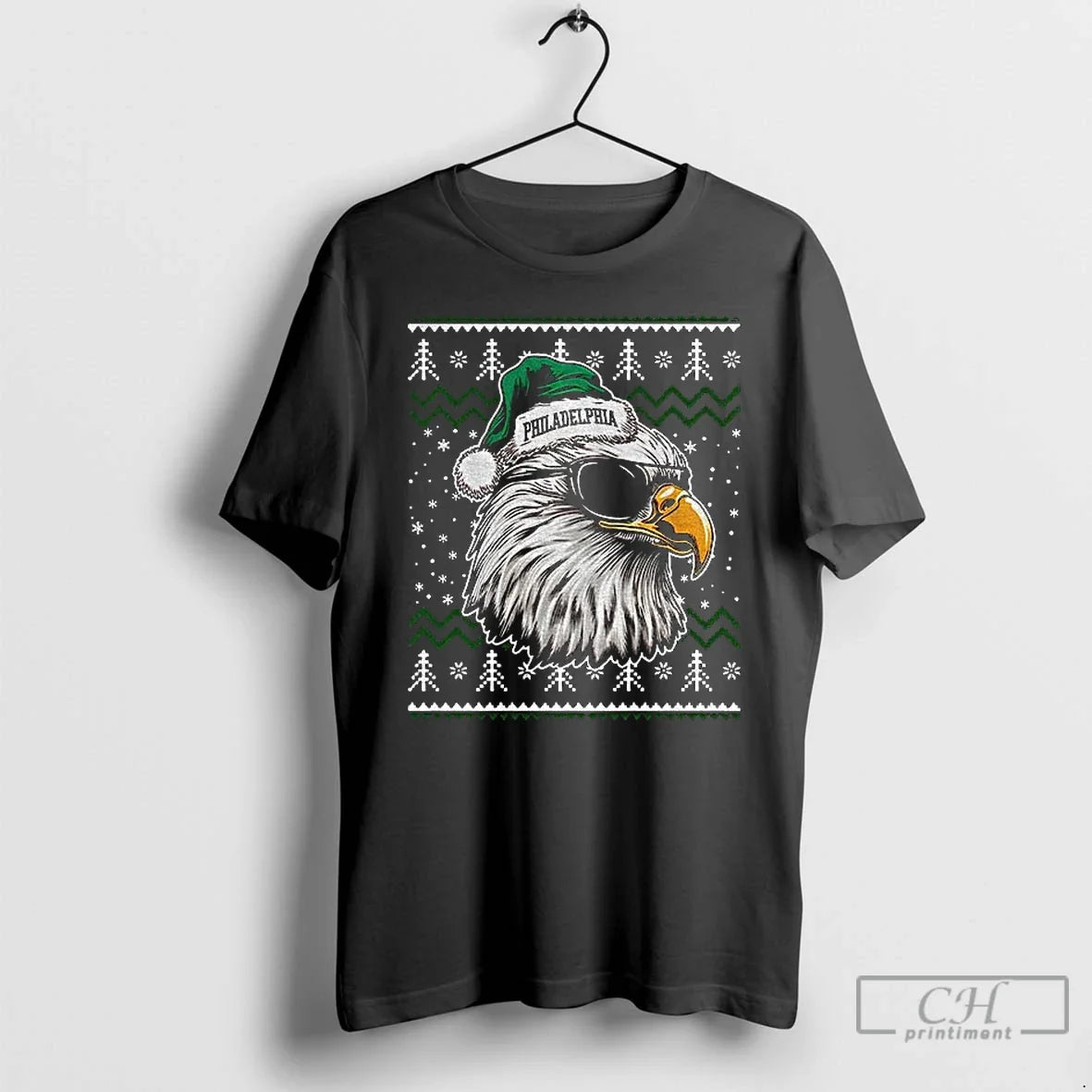 Philadelphia Football Mascot Ugly Pattern Vintage