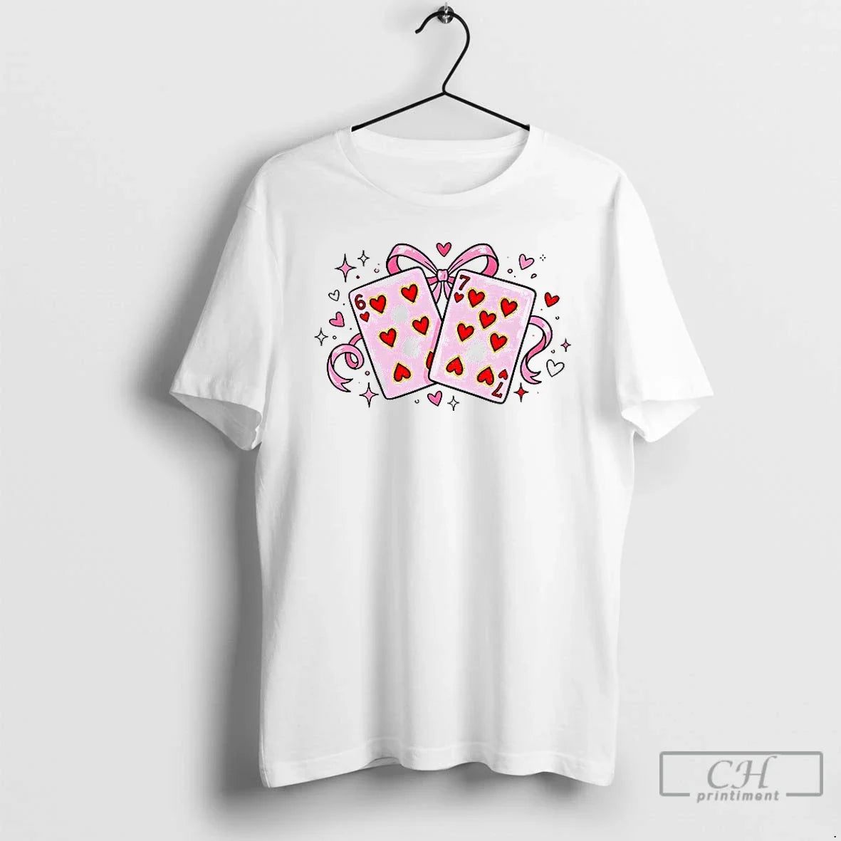 Playing Cards 6 7 Valentine