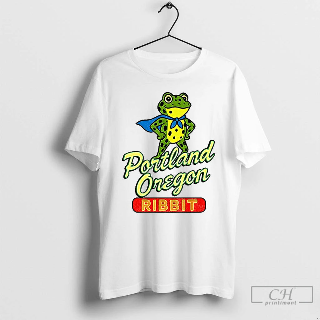 Premium Portland Frog Portland Oregon Ribbit T Shirts
