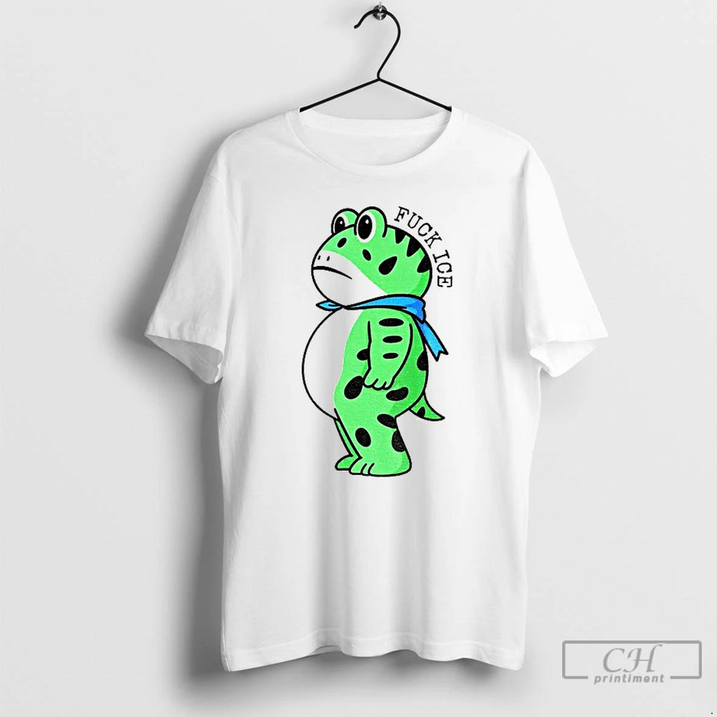 Premium Portland Frog Resist Protest Fuck Ice Anti Ice Anti Establishment T Shirts