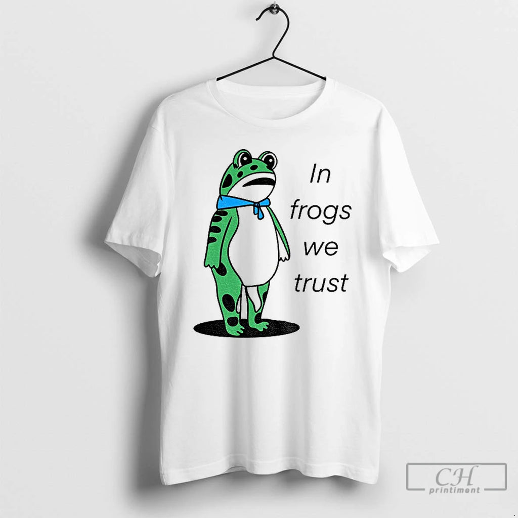 Premium Portland Frog In Frogs We Trust Anti Trump Political T Shirts