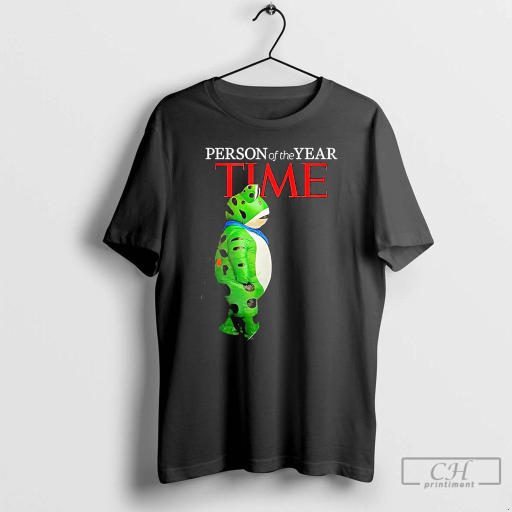 Premium Portland Frog Time Person Of The Year T Shirts