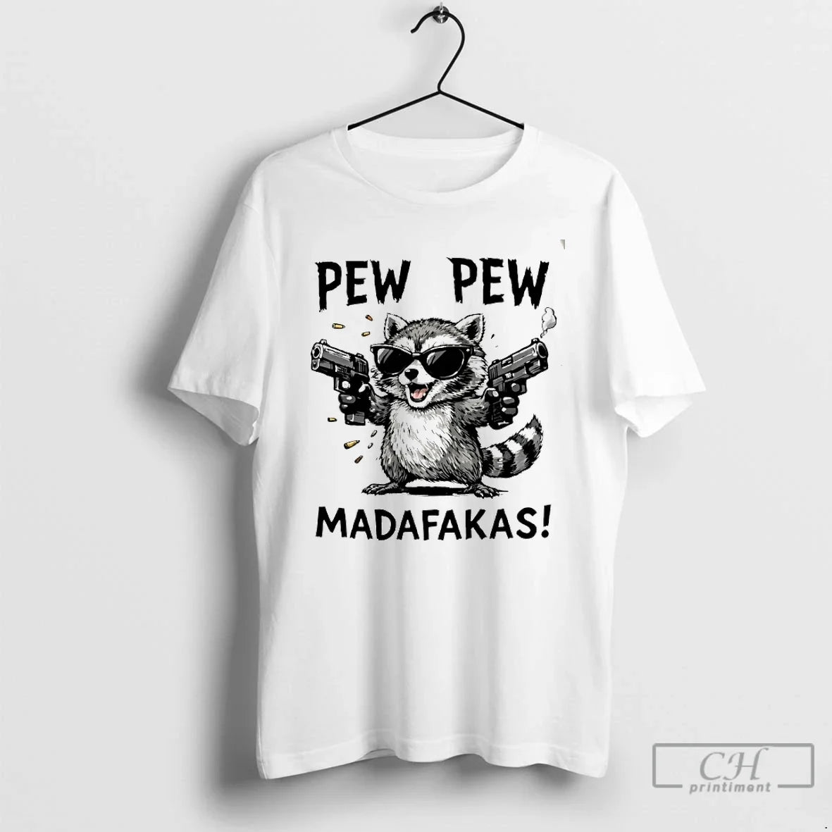 Raccoon Pew Pew Madafakas