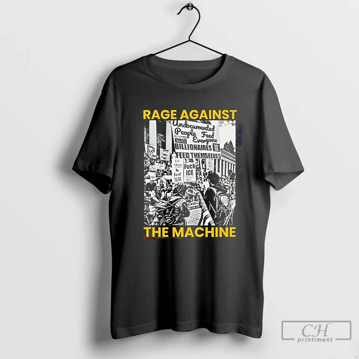 Rage Against Machine Fuck Ice No Ferst Usa