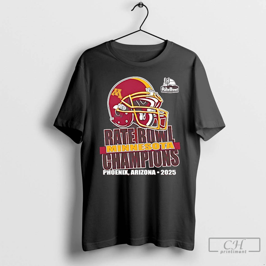 Premium Rate Bowl 2025 University Of Minnesota Golden Gophers Champions Hsirt