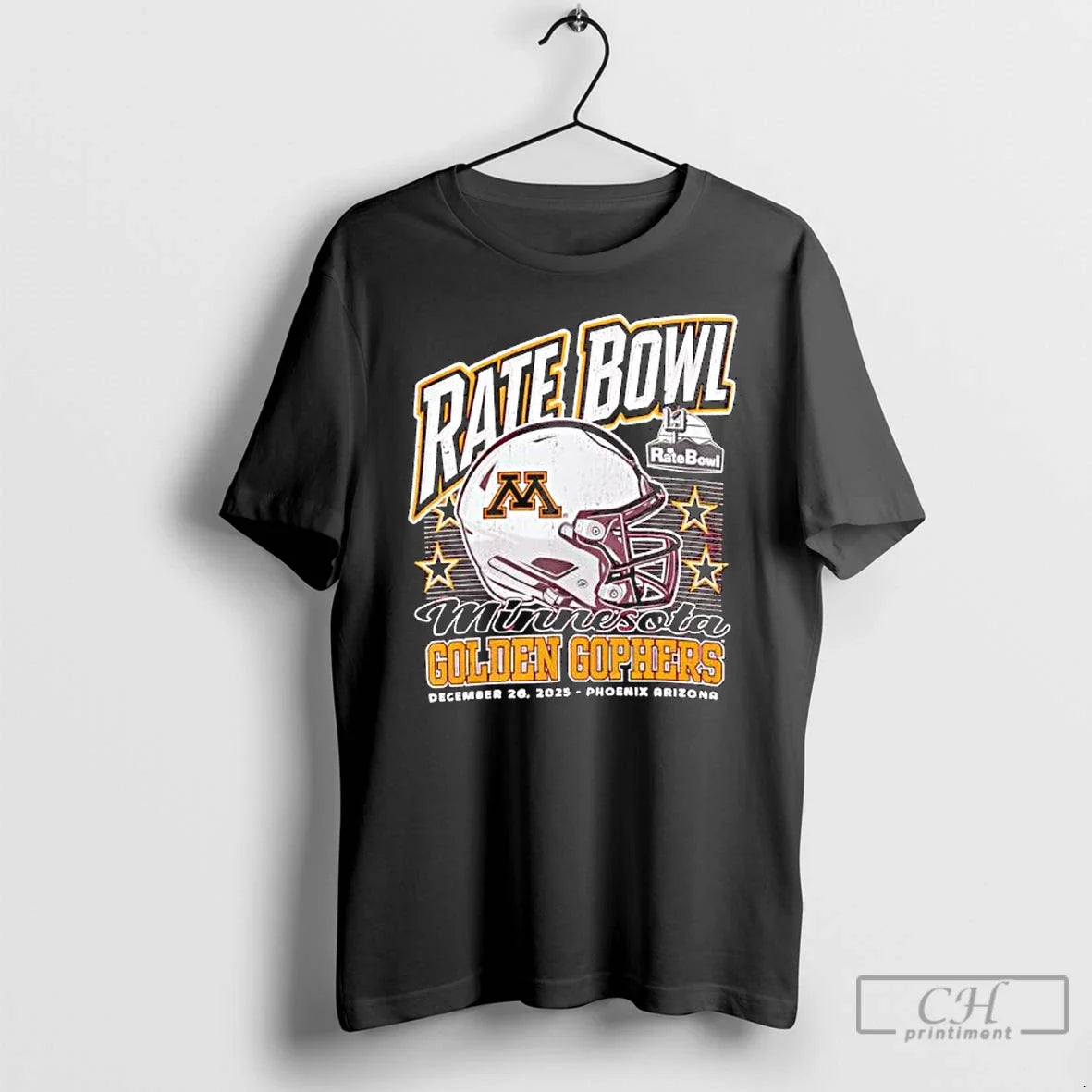 Rate Bowl 2025 University Minnesota Golden Gophers Helmet