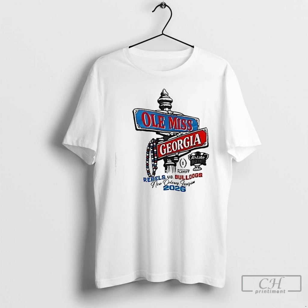 Premium Rebel Rags Ole Miss Vs Georgia Bulldogs College Football