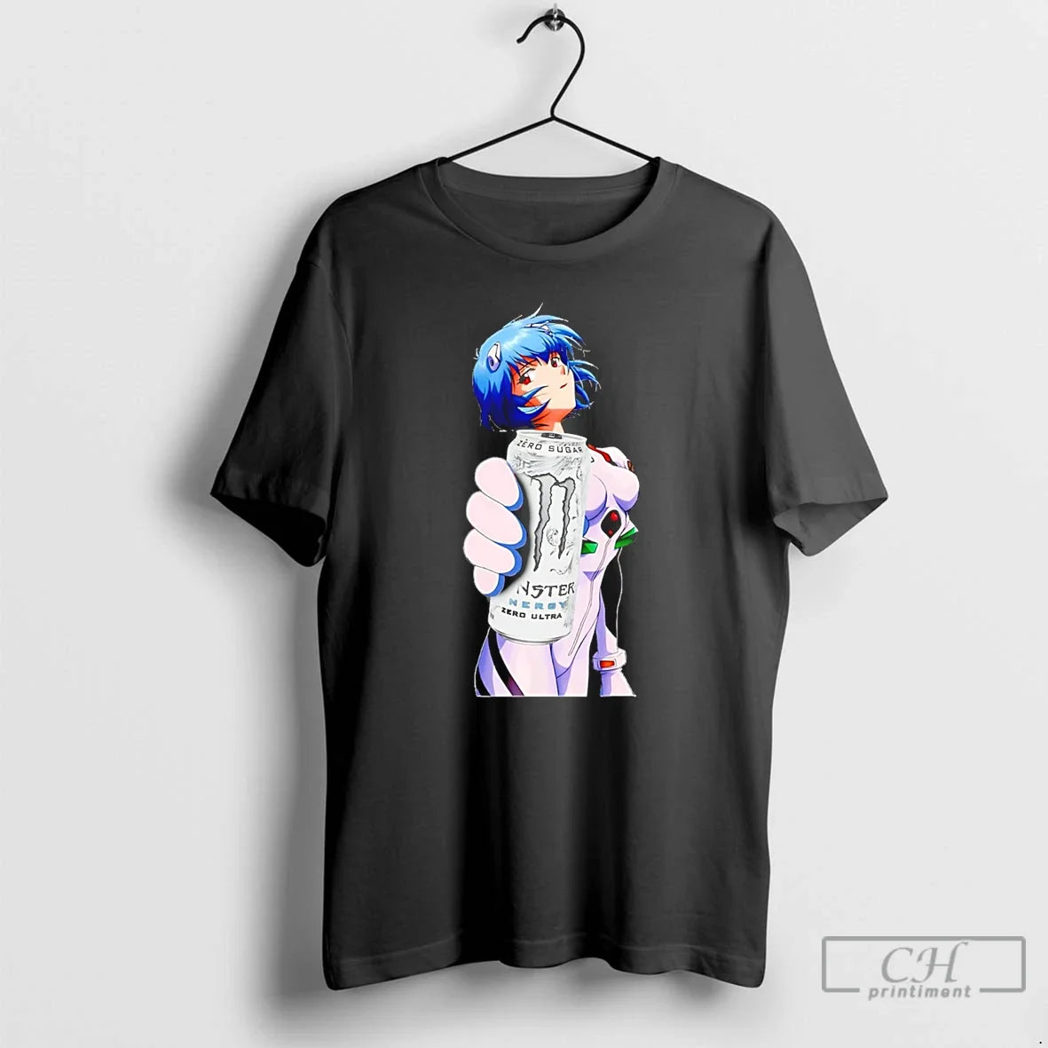 Rei Ayanami Drink Monster Anime
