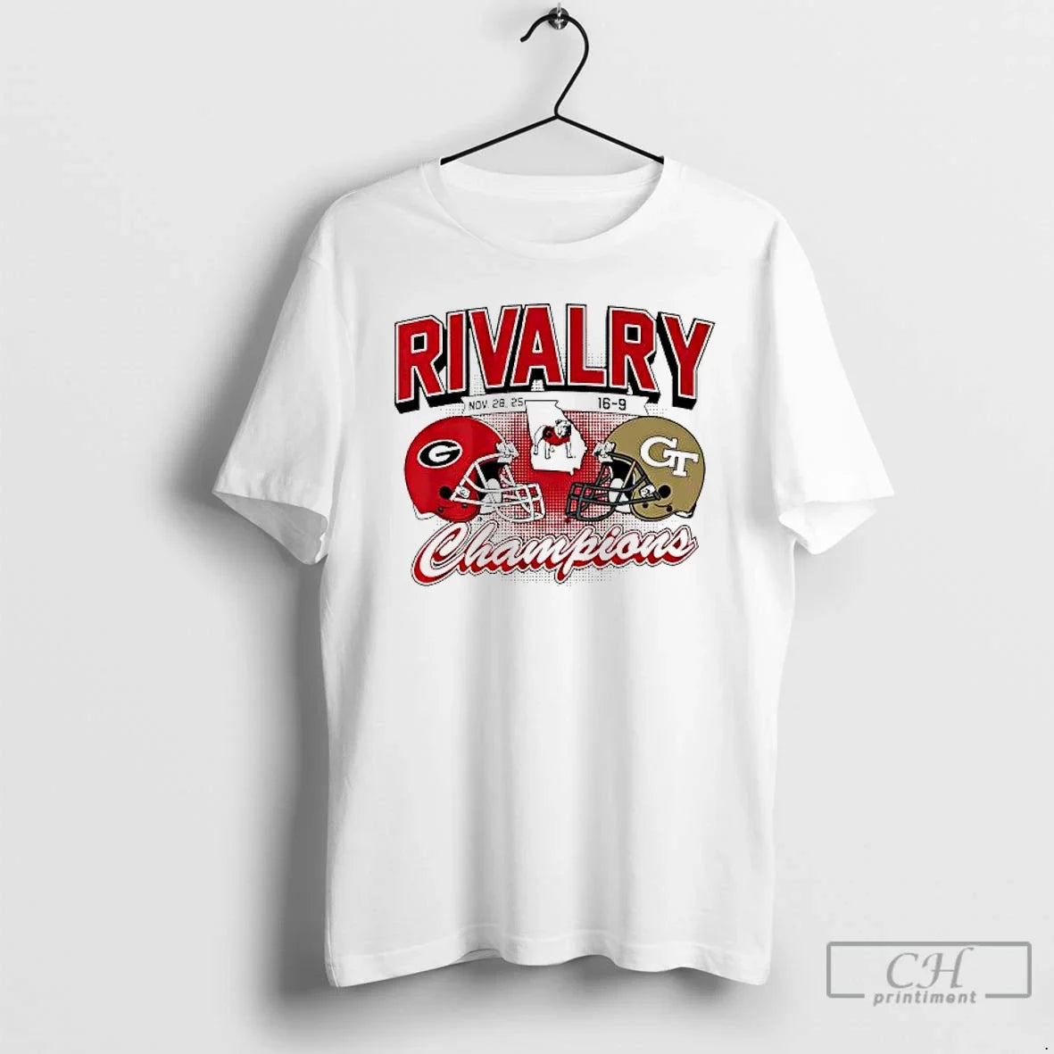 Rivalry Winner 2025 Georgia Football Champions Helmets