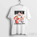 Santa Claus Play Guitar Rockin Around Tree Merry