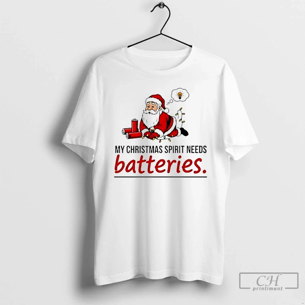 Santa My Spirit Needs Batteries