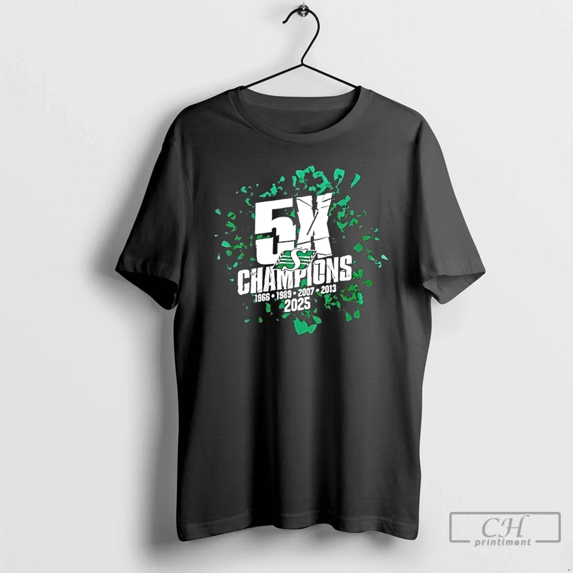 Saskatchewan Roughriders 2025 Grey Cup 5x Champions