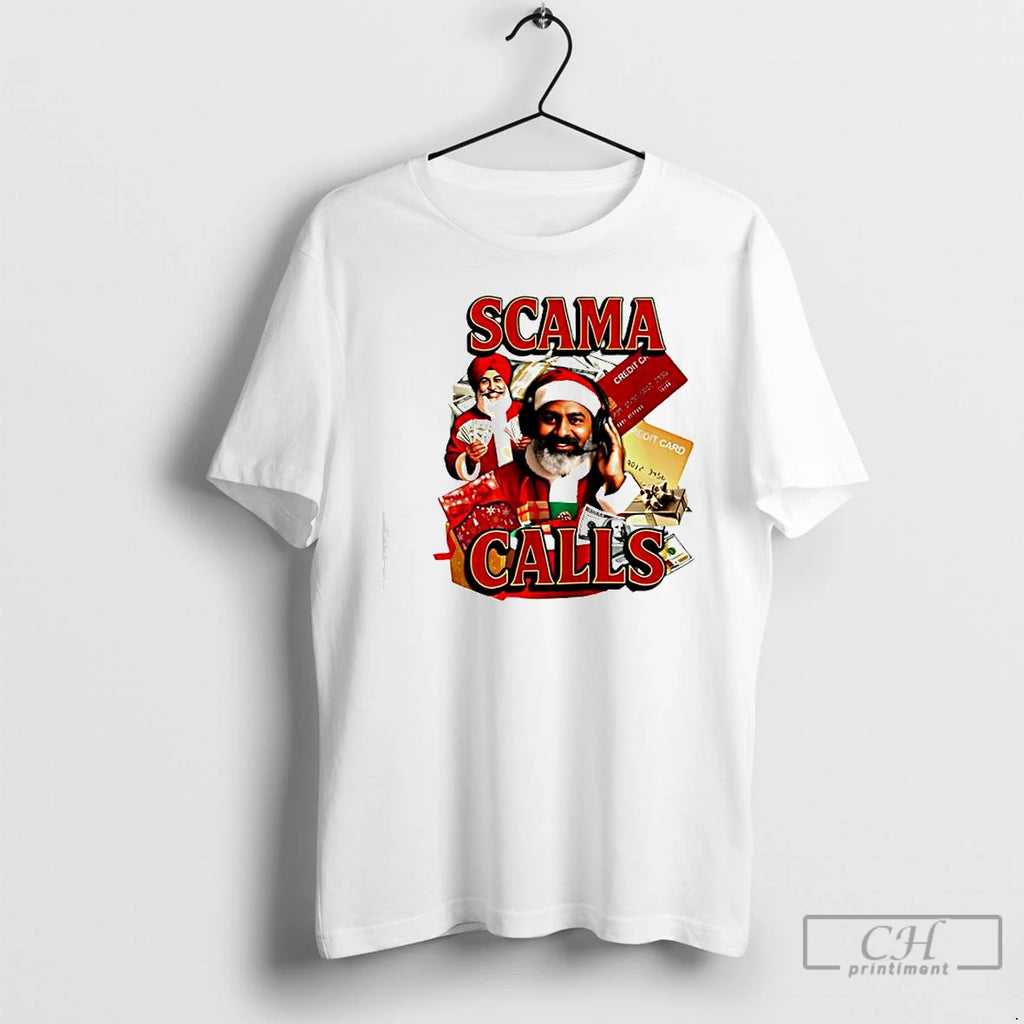 Premium Scama Calls Santa Graphic