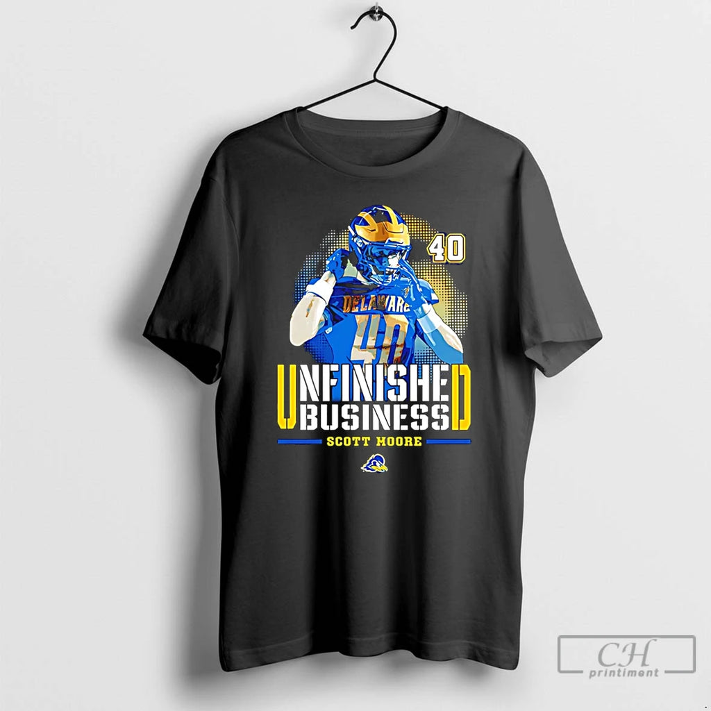 Premium Scott Moore Delaware Football Ncaa Unfinished Business