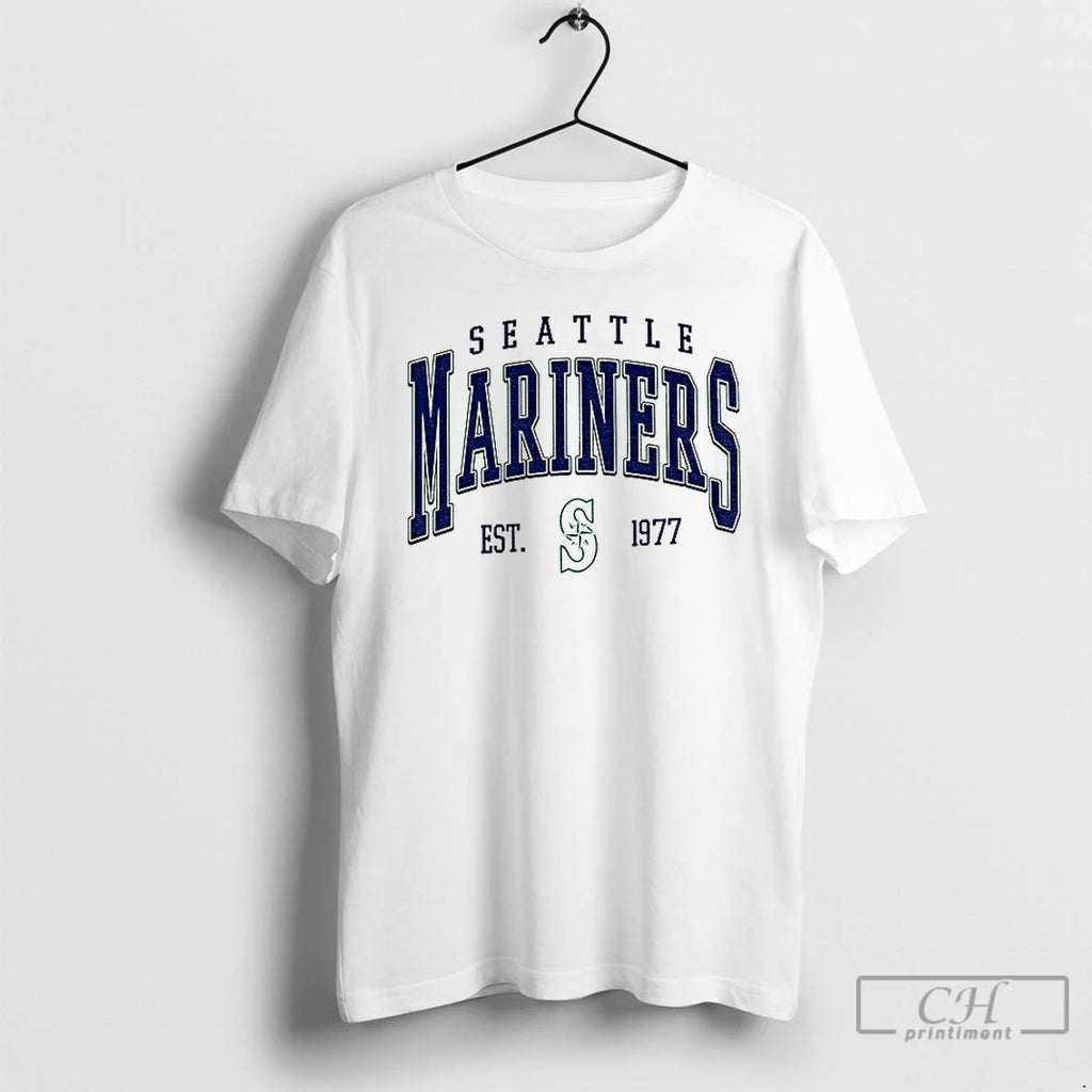 Premium Seattle Mariners Baseball Mlb Est 1977 Vintage T Shirts