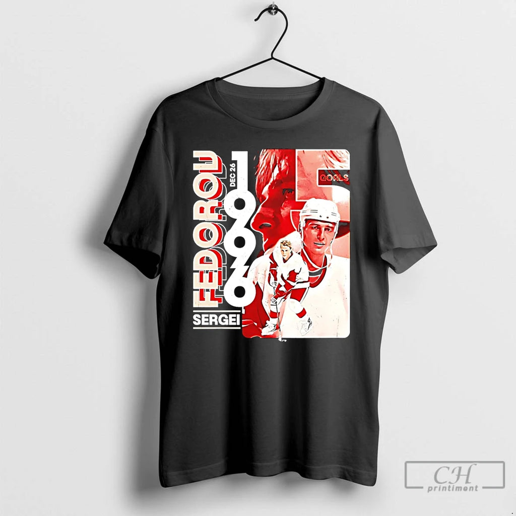 Premium Sergei Fedorov Detroit Red Wings 5 Goal Game 1996