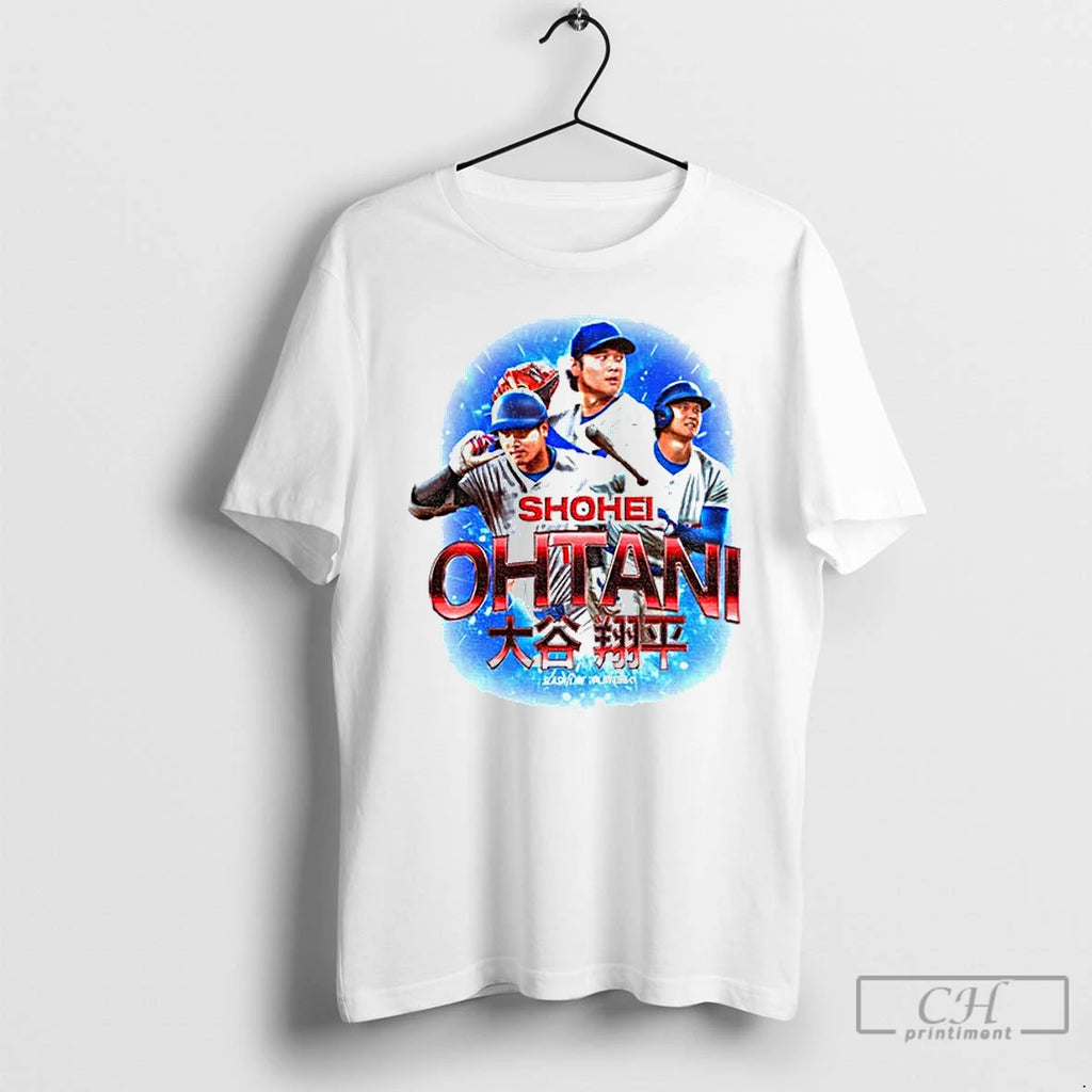 Premium Shohei Ohtani Posing Los Angeles Dodgers Mlb Baseball Graphic T Shirts