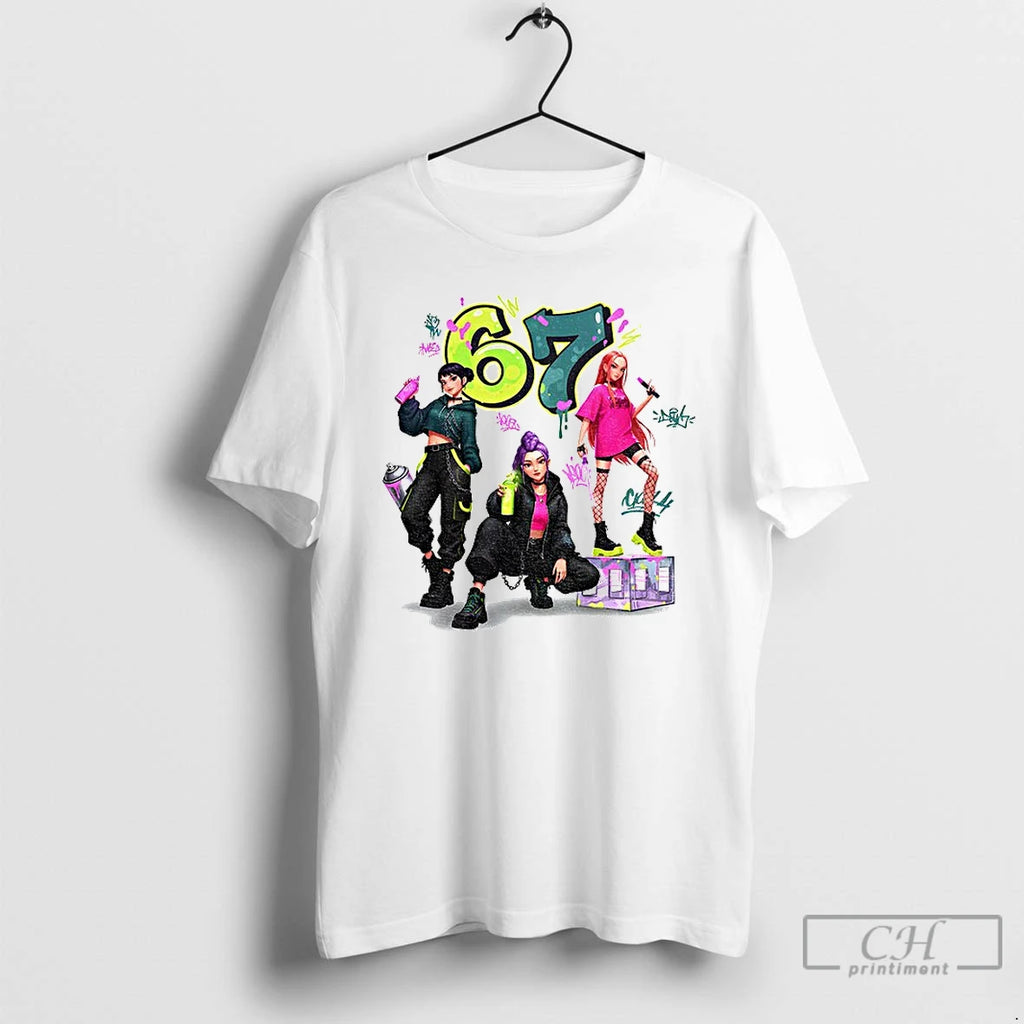 Premium Six Seven 6 7 Meme Graffiti Kpop Huntrix Girls Band