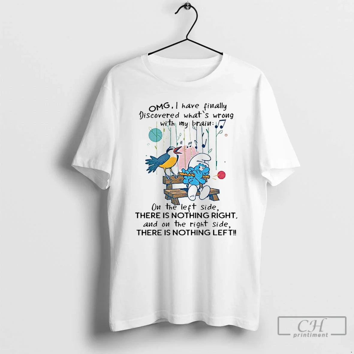 Smurf Omg I Have Finally Discovered Whats Wrong My Brain Left Side