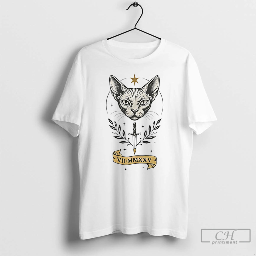 Premium Sphynx Cat Tarot Graphic
