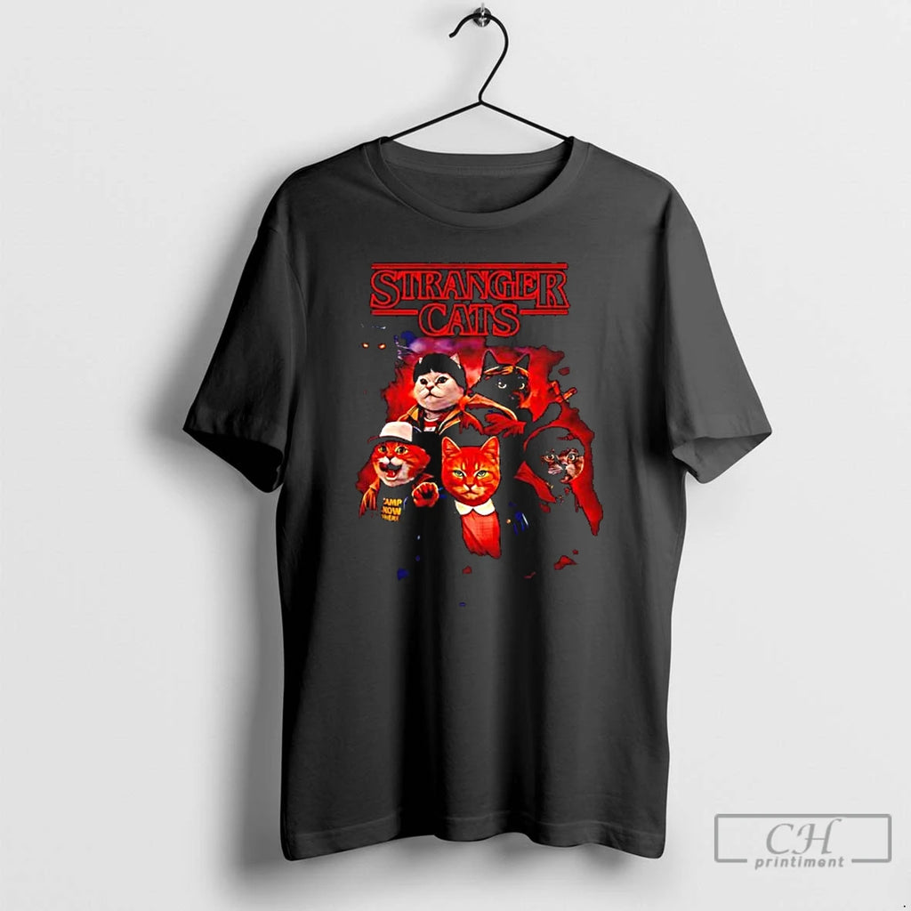 Premium Stranger Cats Graphic