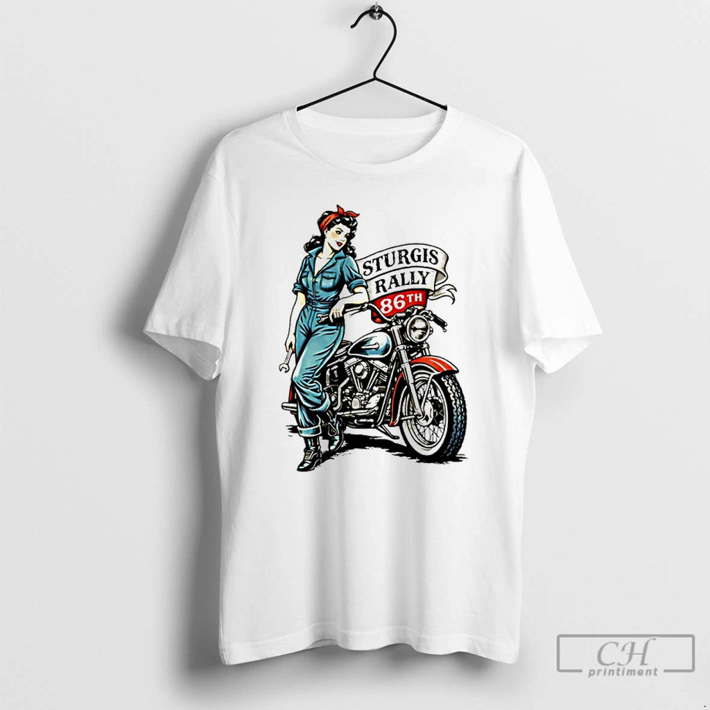 Premium Sturgis Iron Rose Pin Up 86th Anniversary 2026