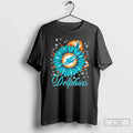 Sunflower X Miami Dolphins Football Logo