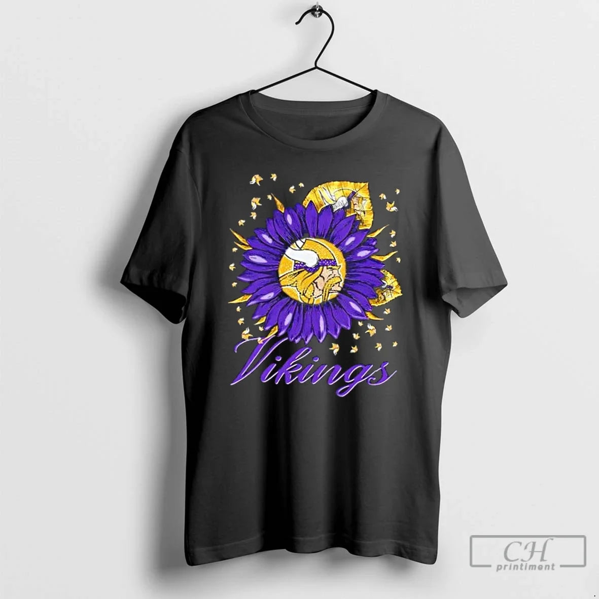 Sunflower X Minnesota Vikings Football Logo