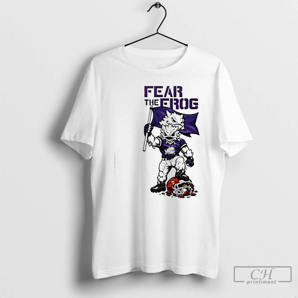 Premium Tcu Horned Frogs Fear The Frog With Superfrog Mascot