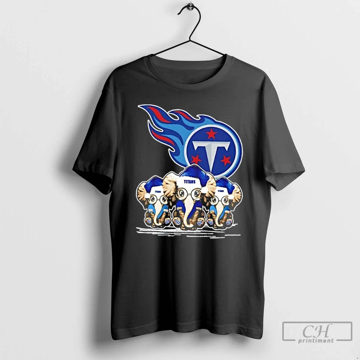 Tennessee Titans X Elephants Santa Hat Merry