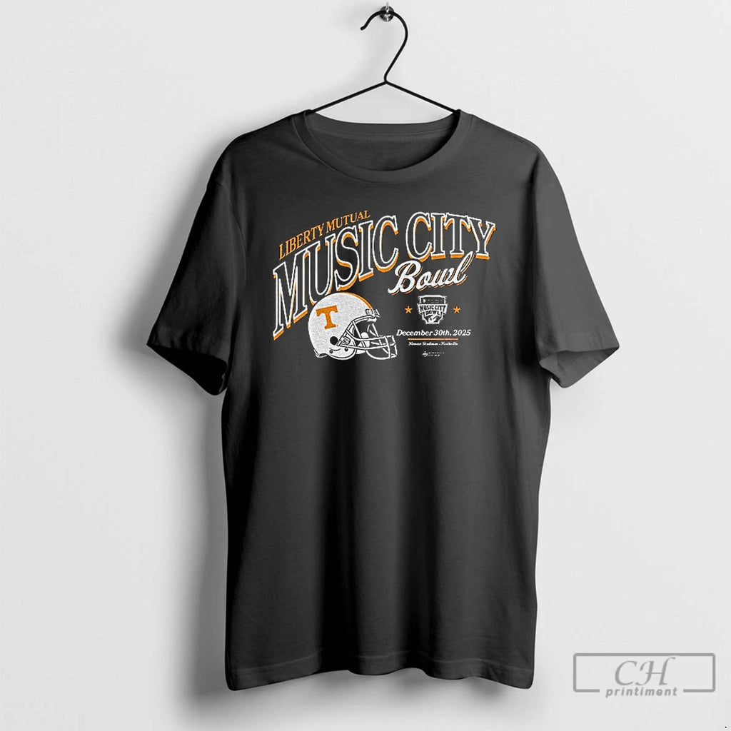 Premium Tennessee Volunteers Football 2025 Liberty Mutual Music City Bowl Vintage