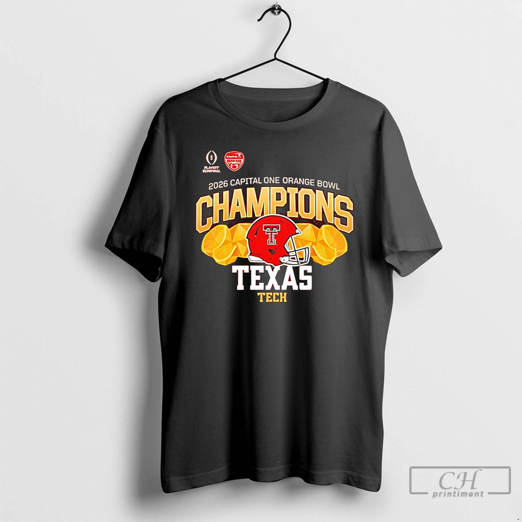 Premium Texas Tech Red Raiders 2026 Orange Bowl Champions Ncaa
