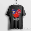 Texas Sports Houston Astros X Houston Cougars My Dna Fingerprint Heart