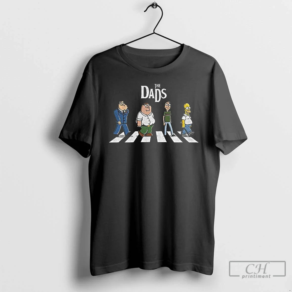 Dads Stan Smith Peter Griffin Jerry Smith Homer Abbey Road Cartoon