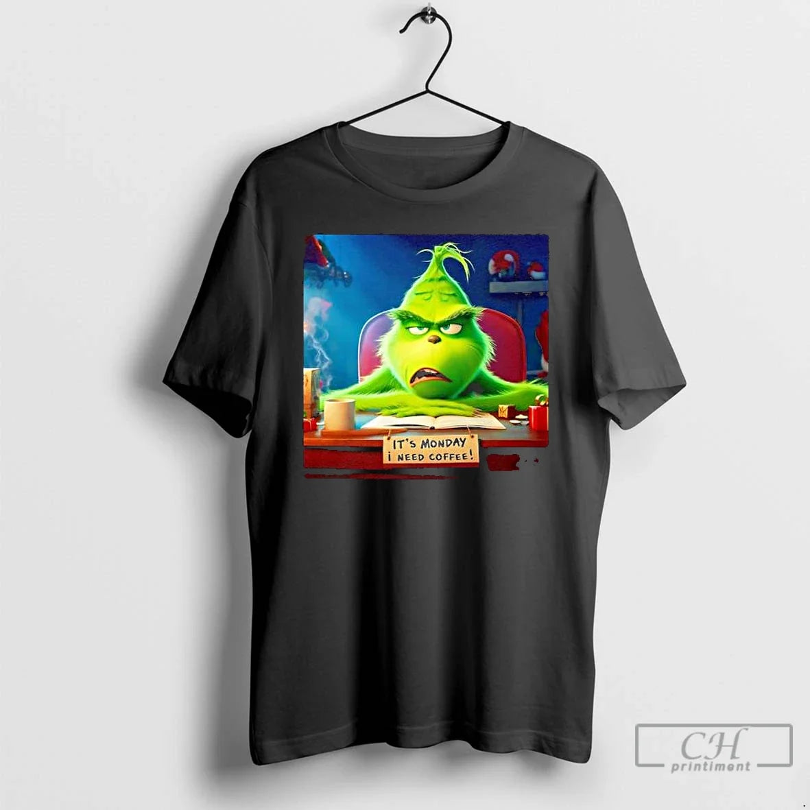 Grinch Monday I Need Coffee