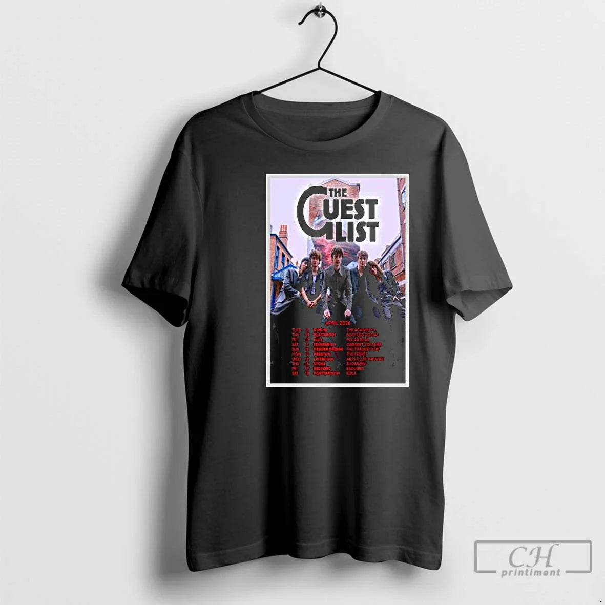 Guest List April 2026 Show Circle Black