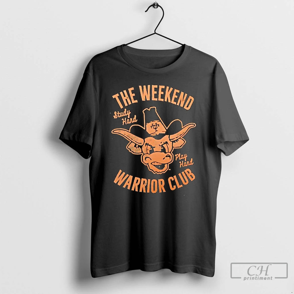 Premium The Weekend Warrior Club Texas Longhorns Study Hard Play Hard